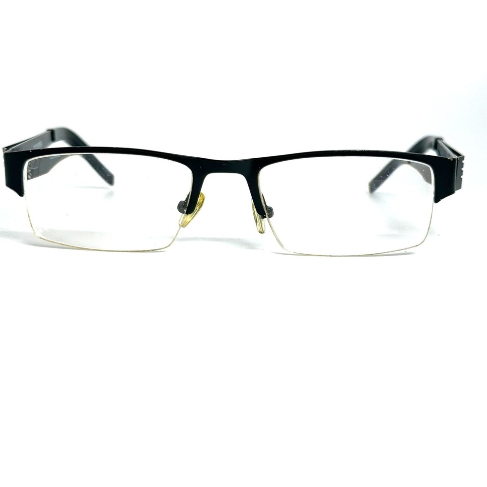 Converse Stencil Kit Black Semi-Rimless Eyeglass Frames 49-18-135 Rectangular
